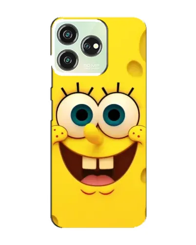 Чохол для ZTE Blade V50 з картинкою «Губка Боб посмішка»
