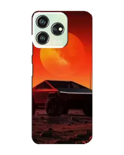 Чохол для ZTE Blade V50 з картинкою «Cybertruck на Марсі»