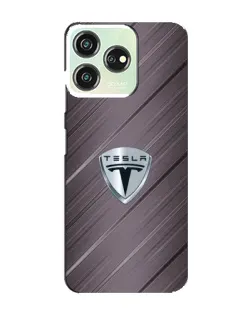 Чохол для ZTE Blade V50 з картинкою «Металева текстура Tesla»