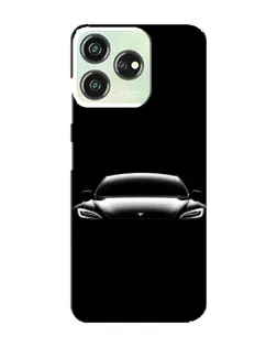 Чохол для ZTE Blade V50 з картинкою «Фари Tesla Night»