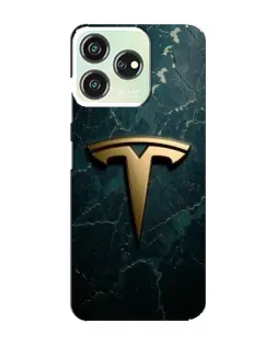 Чохол для ZTE Blade V50 з картинкою «Мармурова Tesla Gold»