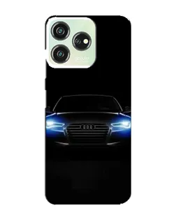 Чохол для ZTE Blade V50 з картинкою «Audi в неоні»