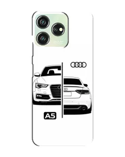 Чохол для ZTE Blade V50 з картинкою «Audi — контрастний дизайн»