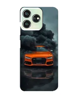 Чохол для ZTE Blade V50 з картинкою «Audi у хмарах диму»