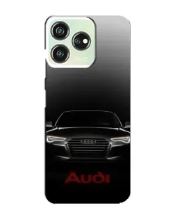 Чохол для ZTE Blade V50 з картинкою «Audi — градієнтний контур»