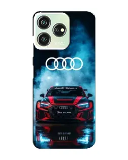 Чохол для ZTE Blade V50 з картинкою «Audi Sport — неон»