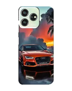 Чохол для ZTE Blade V50 з картинкою «Audi — захід сонця»