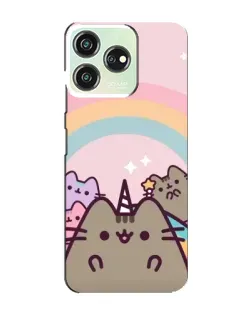 Чохол для ZTE Blade V50 з картинкою «Єдиноріг Pusheen»