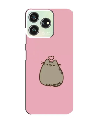 Чехол для ZTE Blade V50 с картинкой «Pusheen сердце» Чехол для ZTE Blade V50 с картинкой «Pusheen сердце»
