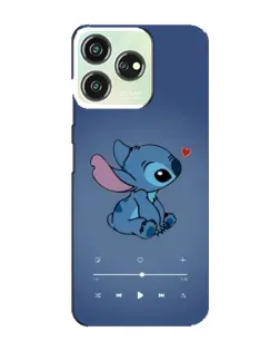 Чехол для ZTE Blade V50 с картинкой «Музыкальный Stitch»