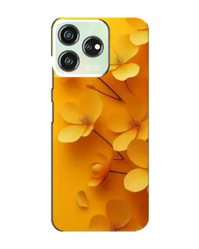 Чехол для ZTE Blade V50 с картинкой «Золотые лепестки»