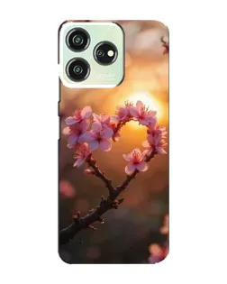 Чохол для ZTE Blade V50 з картинкою «Рожевий цвіт сердечко на тлі заходу» Чохол для ZTE Blade V50 з картинкою «Рожевий цвіт сердечко на тлі заходу»
