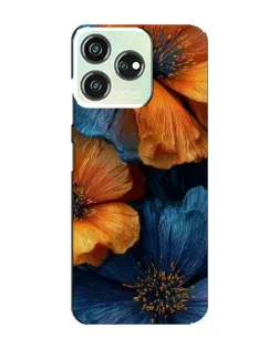 Чохол для ZTE Blade V50 з картинкою «Яскрава синьо-помаранчева флора» Чохол для ZTE Blade V50 з картинкою «Яскрава синьо-помаранчева флора»