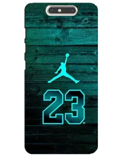 Чехол для ZTE Blade V8 с картинкой «Jordan Cyan 23»