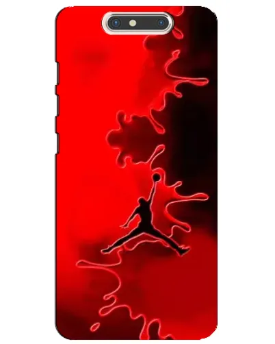 Чехол для ZTE Blade V8 с картинкой «Jordan Red Smoke»