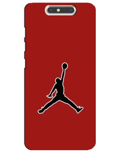 Чехол для ZTE Blade V8 с картинкой «Jordan Red Back»