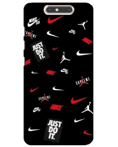 Чехол для ZTE Blade V8 с картинкой «Nike Mix Pattern»