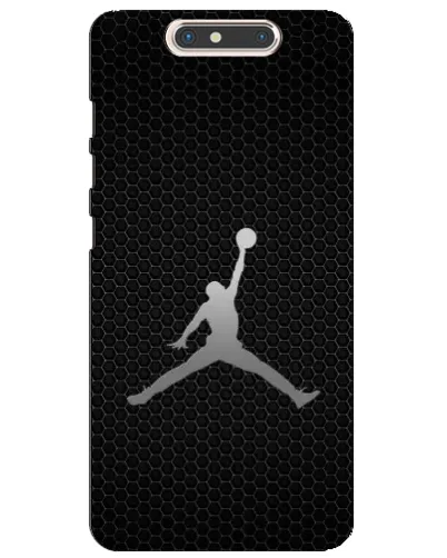 Чехол для ZTE Blade V8 с картинкой «Jordan Dark Carbon»
