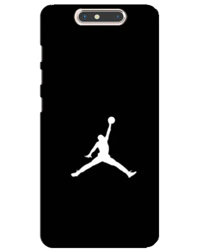 Чехол для ZTE Blade V8 с картинкой «Jordan Silhouette»