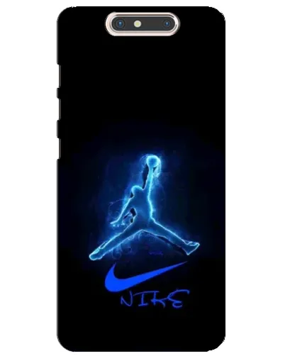 Чехол для ZTE Blade V8 с картинкой «Jordan Neon Blue»