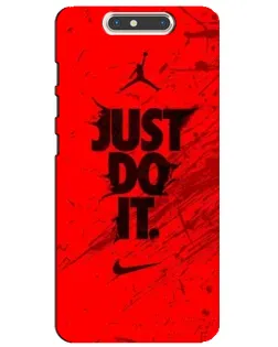 Чехол для ZTE Blade V8 с картинкой «Nike Just Do It»