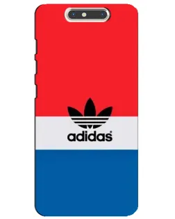 Чехол для ZTE Blade V8 с картинкой «Ретро блоки Adidas»