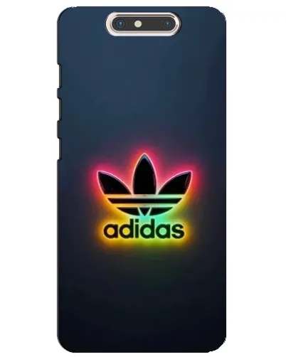 Чехол для ZTE Blade V8 с картинкой «Неоновый Adidas»