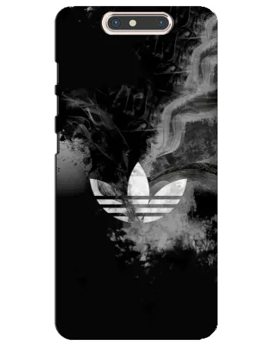 Чехол для ZTE Blade V8 с картинкой «Абстрактный дым Adidas»