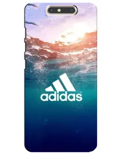 Чехол для ZTE Blade V8 с картинкой «Океанская глубина адидас»