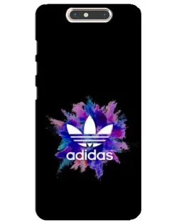 Чехол для ZTE Blade V8 с картинкой «Взрыв красок Adidas»