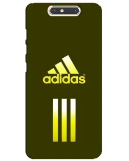 Чехол для ZTE Blade V8 с картинкой «Оливковый градиент Adidas»