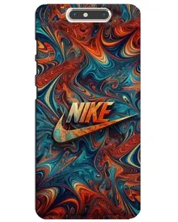 Чехол для ZTE Blade V8 с картинкой «Nike в абстракции»
