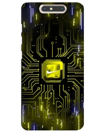 Чехол для ZTE Blade V8 с картинкой «Nike — золотая искра» Чехол для ZTE Blade V8 с картинкой «Nike — золотая искра»