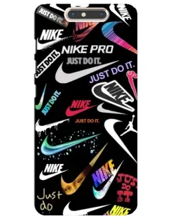 Чехол для ZTE Blade V8 с картинкой «Nike — роскошь»