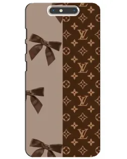 Чехол для ZTE Blade V8 с картинкой «Louis Vuitton — банты»