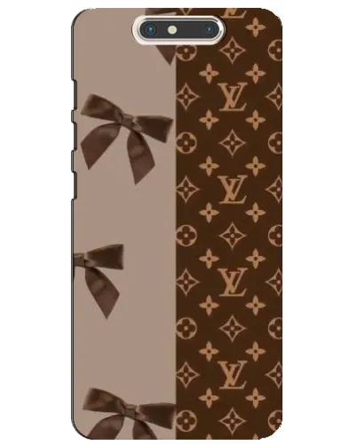 Чехол для ZTE Blade V8 с картинкой «Louis Vuitton — банты»