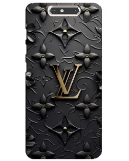 Чехол для ZTE Blade V8 с картинкой «Кожаная текстура LV»