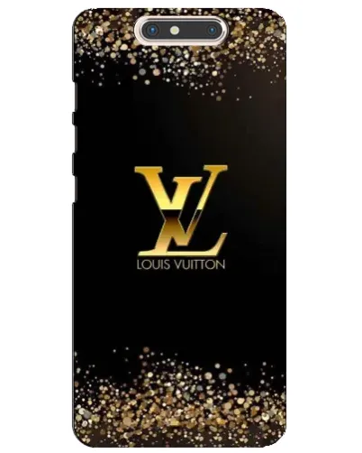 Чехол для ZTE Blade V8 с картинкой «LV — золотые искры»