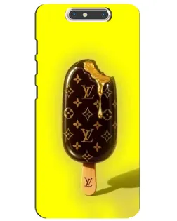 Чехол для ZTE Blade V8 с картинкой «Мороженое от LV»
