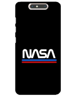 Чехол для ZTE Blade V8 с картинкой «NASA — классика Red Blue» Чехол для ZTE Blade V8 с картинкой «NASA — классика Red Blue»