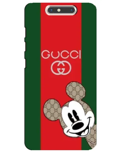 Чехол для ZTE Blade V8 с картинкой «Gucci — полосы и Микки»