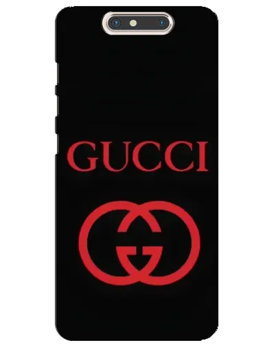 Чехол для ZTE Blade V8 с картинкой «Gucci — красный логотип»