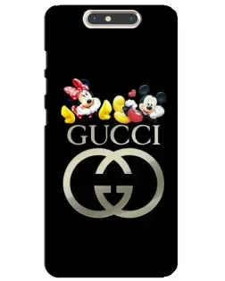 Чехол для ZTE Blade V8 с картинкой «Gucci — герои Disney»