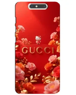 Чехол для ZTE Blade V8 с картинкой «Gucci — золотой сад»