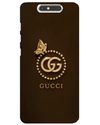 Чехол для ZTE Blade V8 с картинкой «Gucci — золотая бабочка»