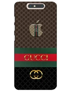 Чехол для ZTE Blade V8 с картинкой «Gucci — брендированный десерт»