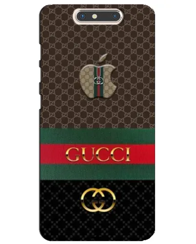 Чехол для ZTE Blade V8 с картинкой «Gucci — брендированный десерт»