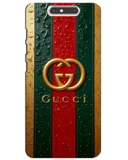Чехол для ZTE Blade V8 с картинкой «Gucci — фирменная полоса и золото» Чехол для ZTE Blade V8 с картинкой «Gucci — фирменная полоса и золото»