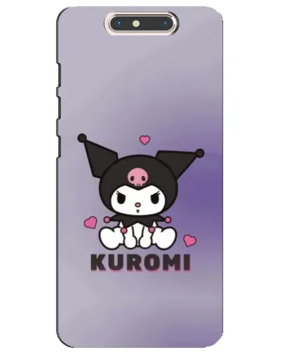 Чохол для ZTE Blade V8 з картинкою «Kuromi — фіолетовий арт»