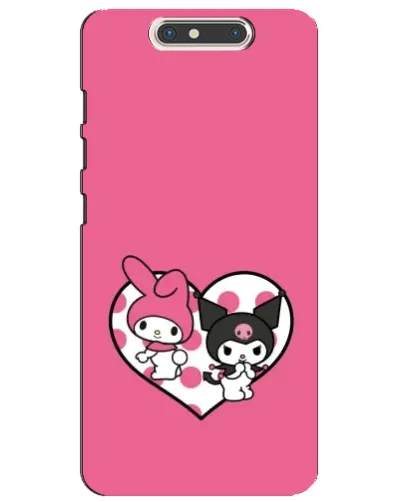 Чохол для ZTE Blade V8 з картинкою «Kuromi та My Melody»